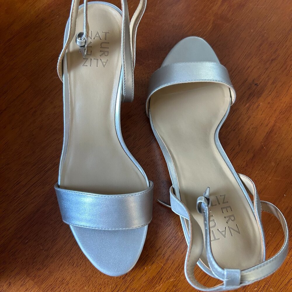 Silver Naturalizer Heels - Size 9